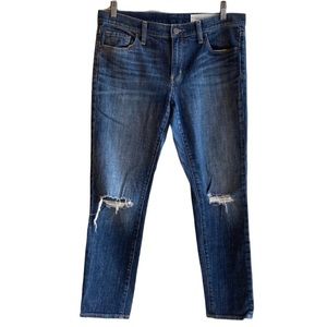 Treasure&Bond Distressed Boyfriend Skinny Ankle Jean